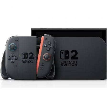 Nintendo Switch 2 Consola 7.9" 4K HDR 120Hz 256GB con 2 Mandos Joy-Con 2, Base, Correas y Soporte - Modelo SWITCH 2 Nintendo Switch 2 Consola 7.9" 4K HDR 120Hz 256GB con 2 Mandos Joy-Con 2, Base, Correas y Soporte - Modelo SWITCH 2